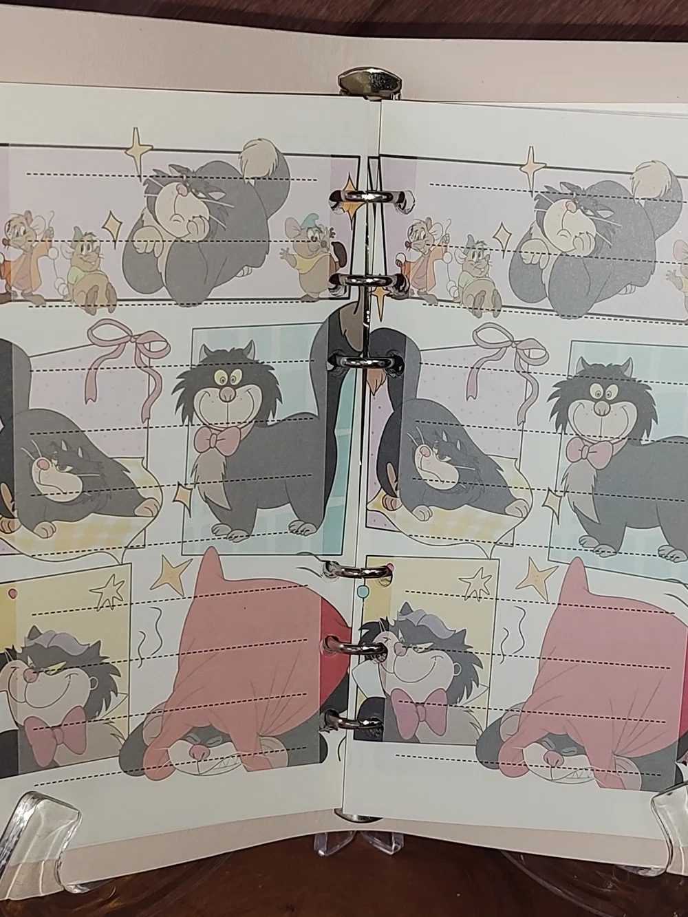 New! A6 Size Lucifer Cinderella's Cat Notebook With Paper